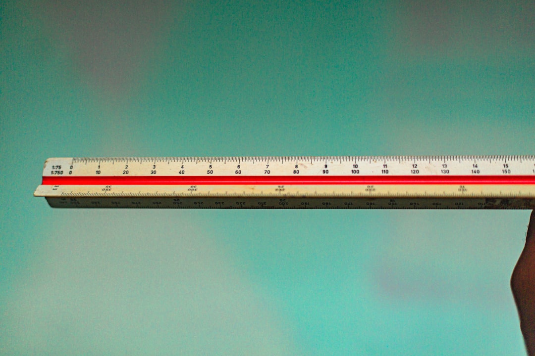 자와 저울 등 측정 도구들이 놓인 모습