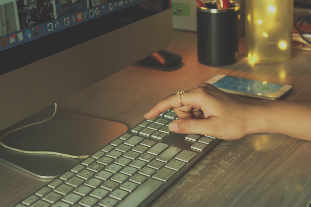 computer keyboard typing