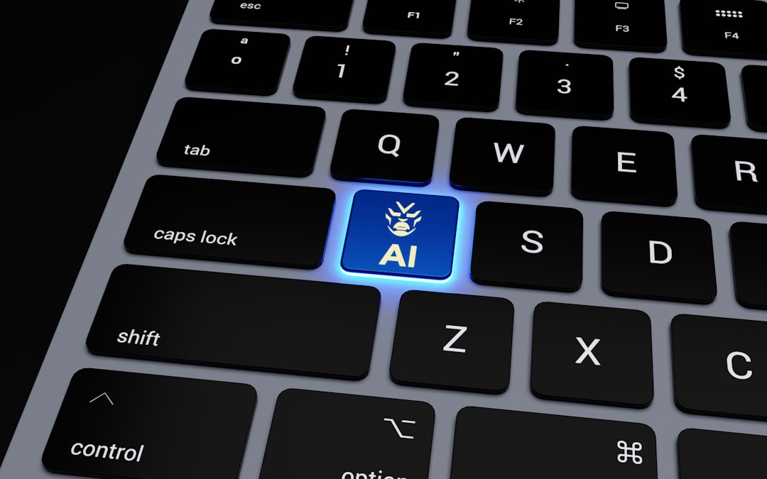 artificial intelligence technology screen