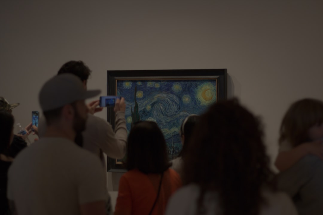 AI generated art display
